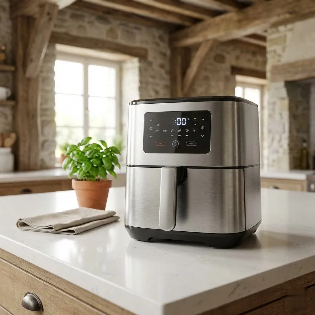 Pink Air Fryer enhances kitchen style and healthy cooking