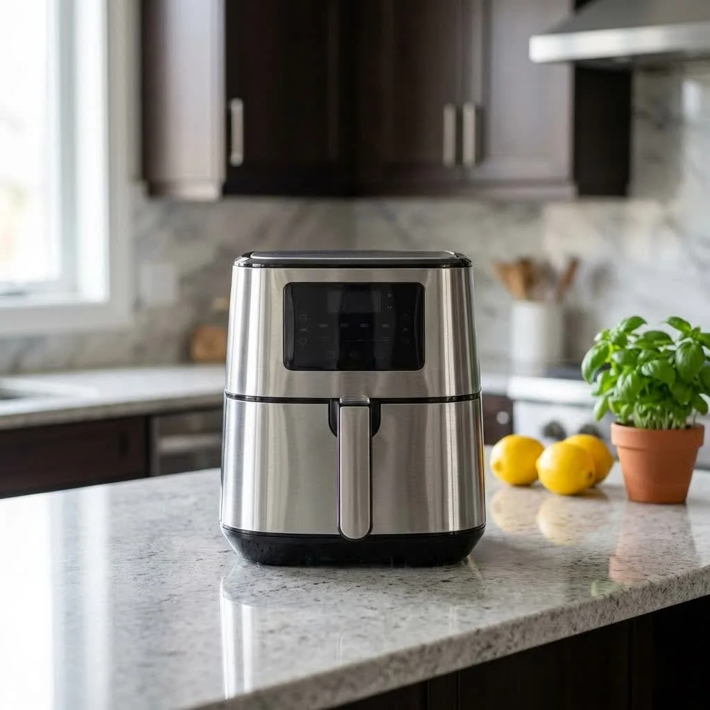 Ninja XL Air Fryer cooking crispy fries