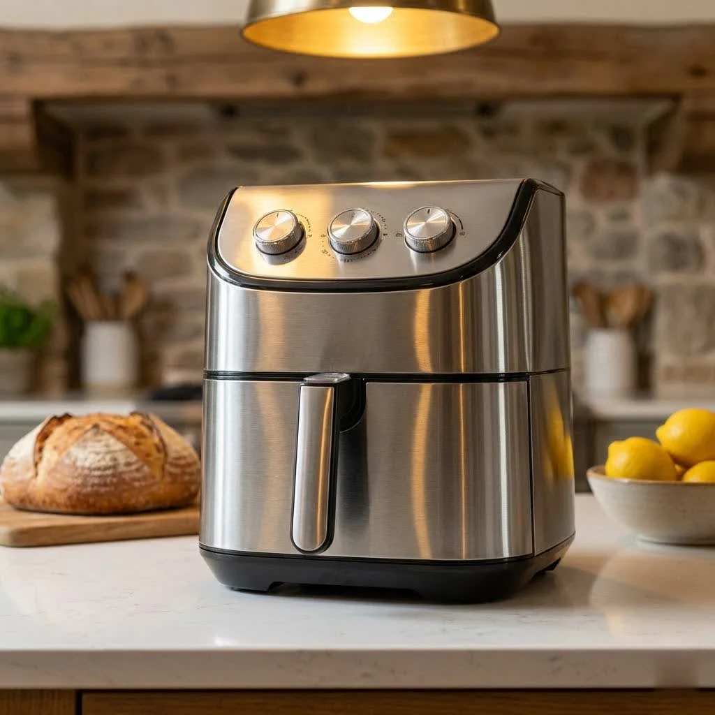 Nuwave Air Fryer cooking crispy chicken wings